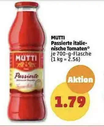 PENNY Mutti passierte italienische tomaten Angebot