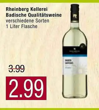 Marktkauf Rheinberg Kellerei Badische Qualitätsweine Angebot