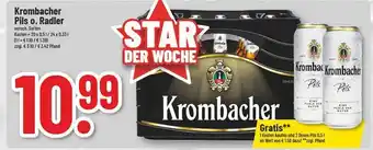 trinkgut Krombacher pils oder radler Angebot