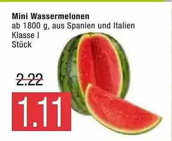 Marktkauf Mini Wassermelonen Angebot