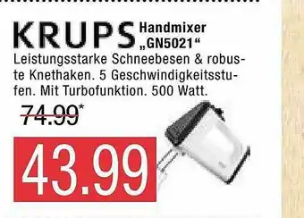 Marktkauf Krups Handmixer „GN5021” Angebot