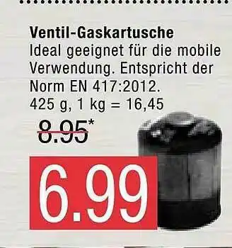 Marktkauf Ventil-gaskartusche Angebot