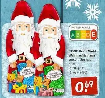 nahkauf Rewe beste wahl weihnachtsmann Angebot