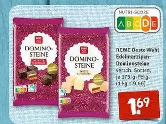 nahkauf Rewe beste wahl edelmarzipan-dominosteine Angebot