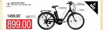 Marktkauf Damen City E-bike Angebot