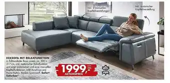 Uni Polster Ecksofa mit relaxfunktions Angebot