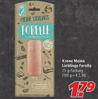 Marktkauf Krone Meine Lieblings Forelle Angebot