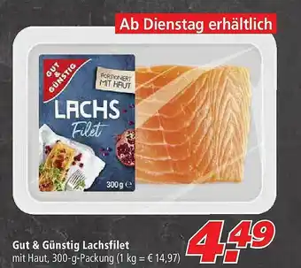 Marktkauf Gut & Günstig Lachsfilet Angebot