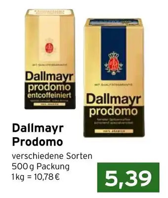 CAP Markt Dallmayr Prodomo 500 g Packung Angebot