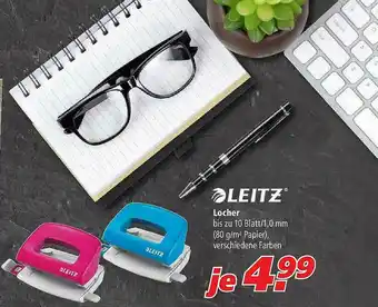 Marktkauf Leitz Locher Angebot