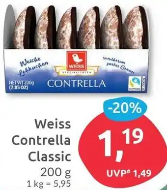 Budni Weiss Contrella Classic 200 g Angebot