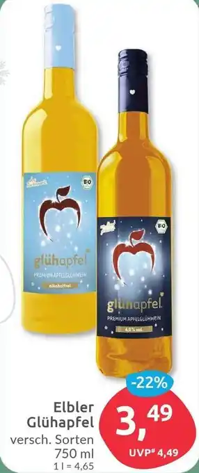 Budni Elbler Glühapfel 750 ml Angebot