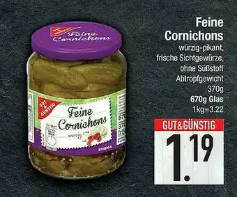 Marktkauf Feine Cornichons Angebot