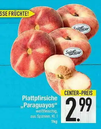 Marktkauf Plattpfirsiche „paraguayos” Angebot