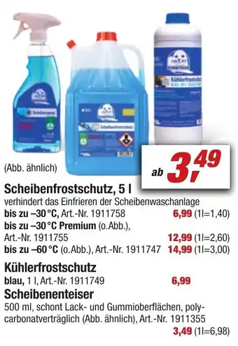 toom Baumarkt Scheibenfrostschutz 5 L Angebot