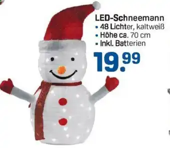 Rossmann LED Schneemann Angebot