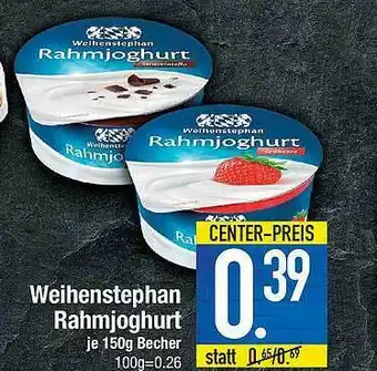 Marktkauf Weihenstephan Rahmjoghurt Angebot