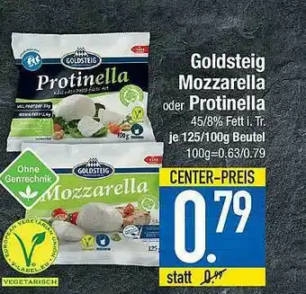 Marktkauf Goldsteig Mozzarella Oder Protinella Angebot