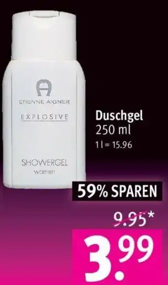 Rossmann Etienne Aigner Explosive Duschgel 250 ml Angebot