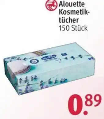 Rossmann Alouette Kosmetiktücher 150 Stück Angebot