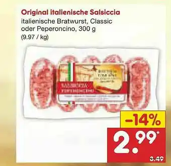 Netto Marken-Discount Original Italienische Salsiccia Angebot