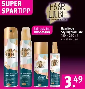 Rossmann Haarliebe Stylingprodukte 150-250 ml Angebot