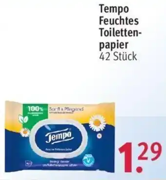 Rossmann Tempo Feuchtes Toilettenpapier 42 Stück Angebot