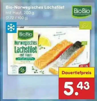 Netto Marken-Discount Bio-norwegisches Lachsfilet Biobio Angebot