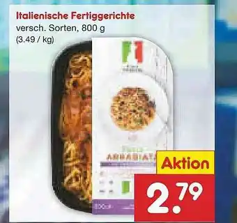 Netto Marken-Discount Italienische Fertiggerichte Angebot