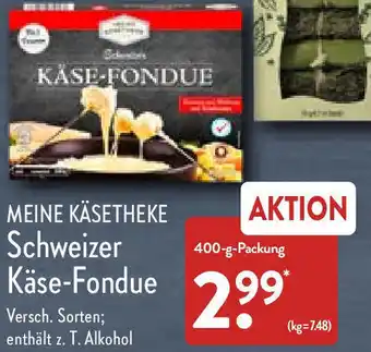 Aldi Nord Meine Käsetheke Schweizer Käse Fondue 400 g Packung Angebot