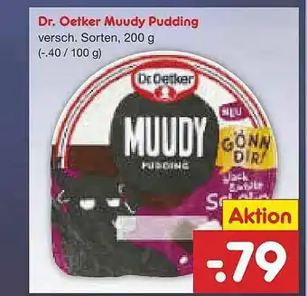 Netto Marken-Discount Dr. Oetker Muudy Pudding Angebot