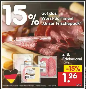 Netto Marken-Discount Z.b. Edelsalami Angebot