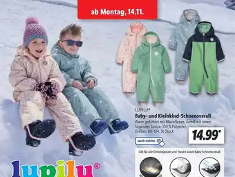 Lidl Lupilu baby- und kleinkind-schneeoverall Angebot