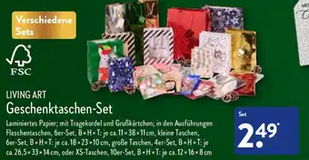 Aldi Nord Living Art Geschenktaschen Set Angebot