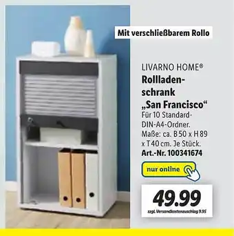 Lidl Livarno home rollladenschrank „san francisco“ Angebot