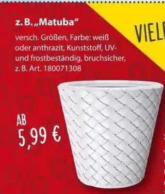 Sonderpreis Baumarkt „matuba“ Angebot