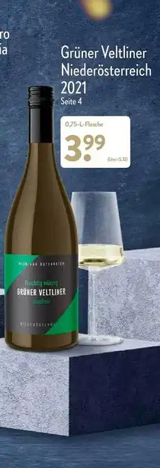 Aldi Nord Grüner veltliner niederösterreich 2021 Angebot