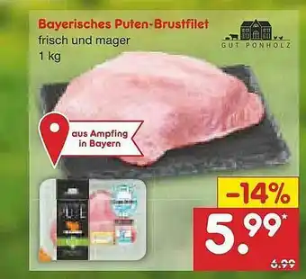 Netto Marken-Discount Bayerisches Puten-brustfilet Angebot