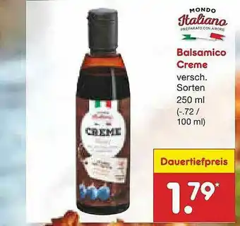 Netto Marken-Discount Mono Italiano Balsamico Creme Angebot