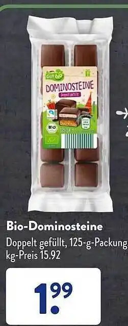 Aldi Süd Bio-dominosteine Angebot