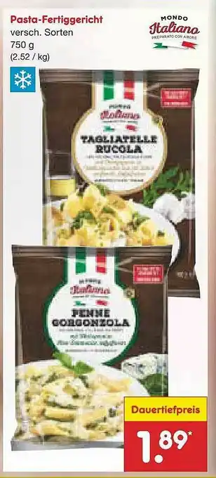 Netto Marken-Discount Pasta-fertiggericht Mondo Italiano Angebot