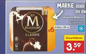 Netto Marken-Discount Langnese Magnum Angebot