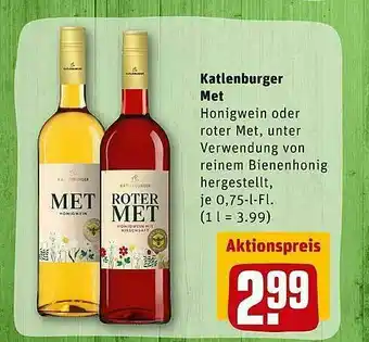 REWE Katlenburger Met Angebot