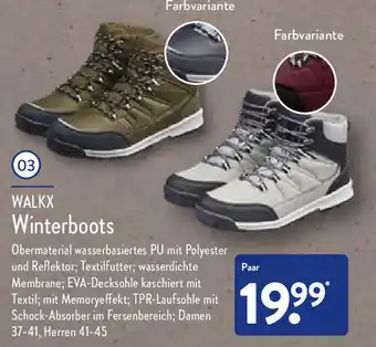 Aldi Nord Walkx Winterboots Angebot