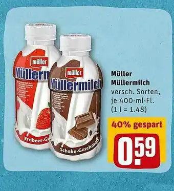 REWE Kaufpark Müller Müllermilch Angebot