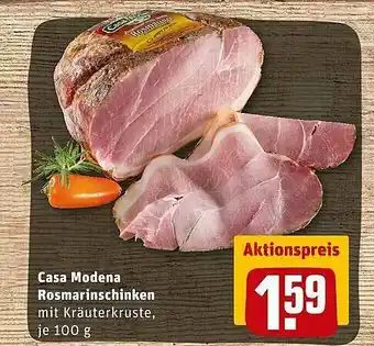 REWE Kaufpark Casa Modena Rosmarinschinken Angebot