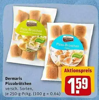 REWE Kaufpark Dermaris Pizzabrötchen Angebot