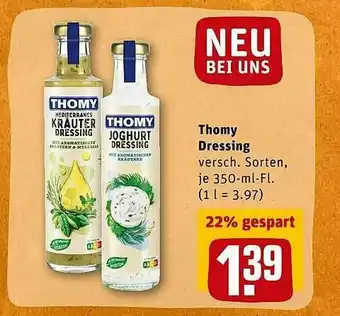 REWE Kaufpark Thomy Dressing Angebot