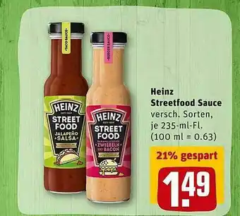 REWE Kaufpark Heinz Streetfood Sauce Angebot