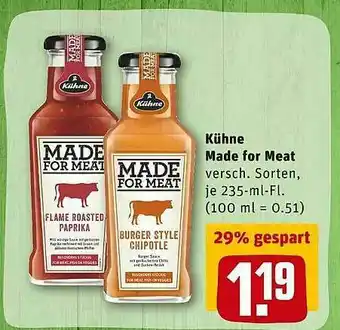 REWE Kaufpark Kühne Made For Meat Angebot